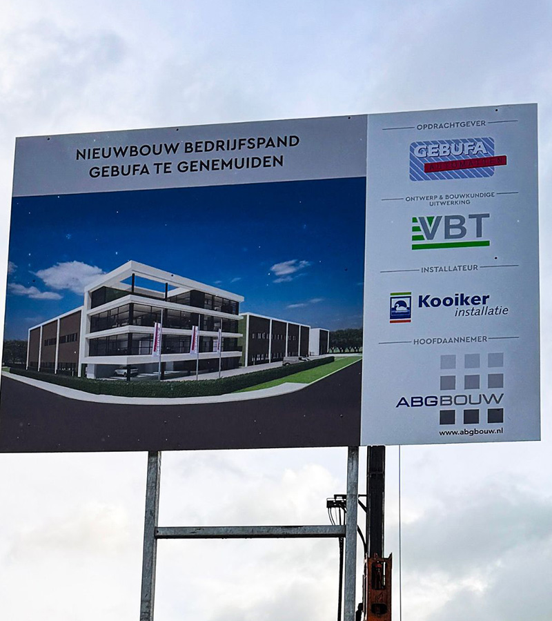 ABG Bouw realiseert een duurzaam bedrijfspand voor Gebufa Automatten
